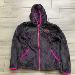 Girls The North Face Fuzzy Fleece Jacket